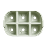 green basics seed tray 22cm stone green